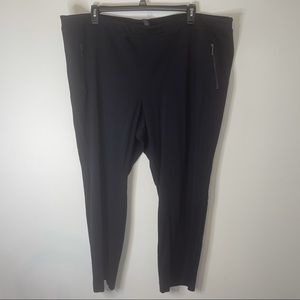 Lane Bryant black ponte stretch leggings